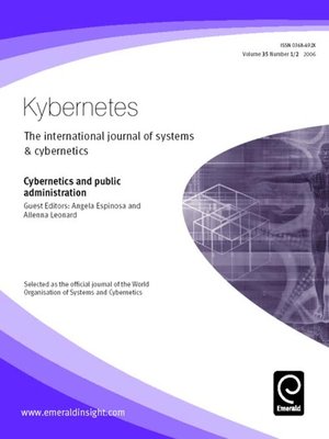 cover image of Kybernetes, Volume 35, Issue 1 & 2